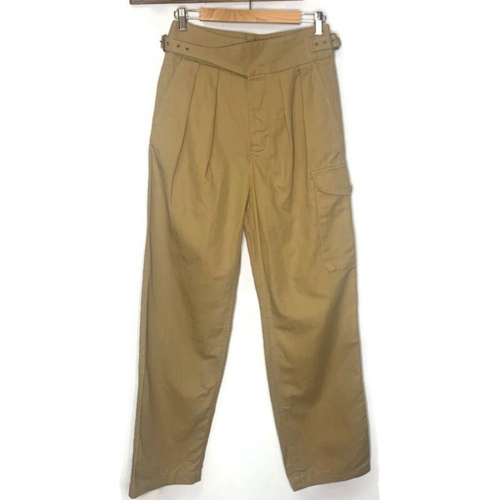 NWT! Republic Women’s Heritage Explorer Belted Pants In Utilitarian Khaki 2 - Picture 6 of 16